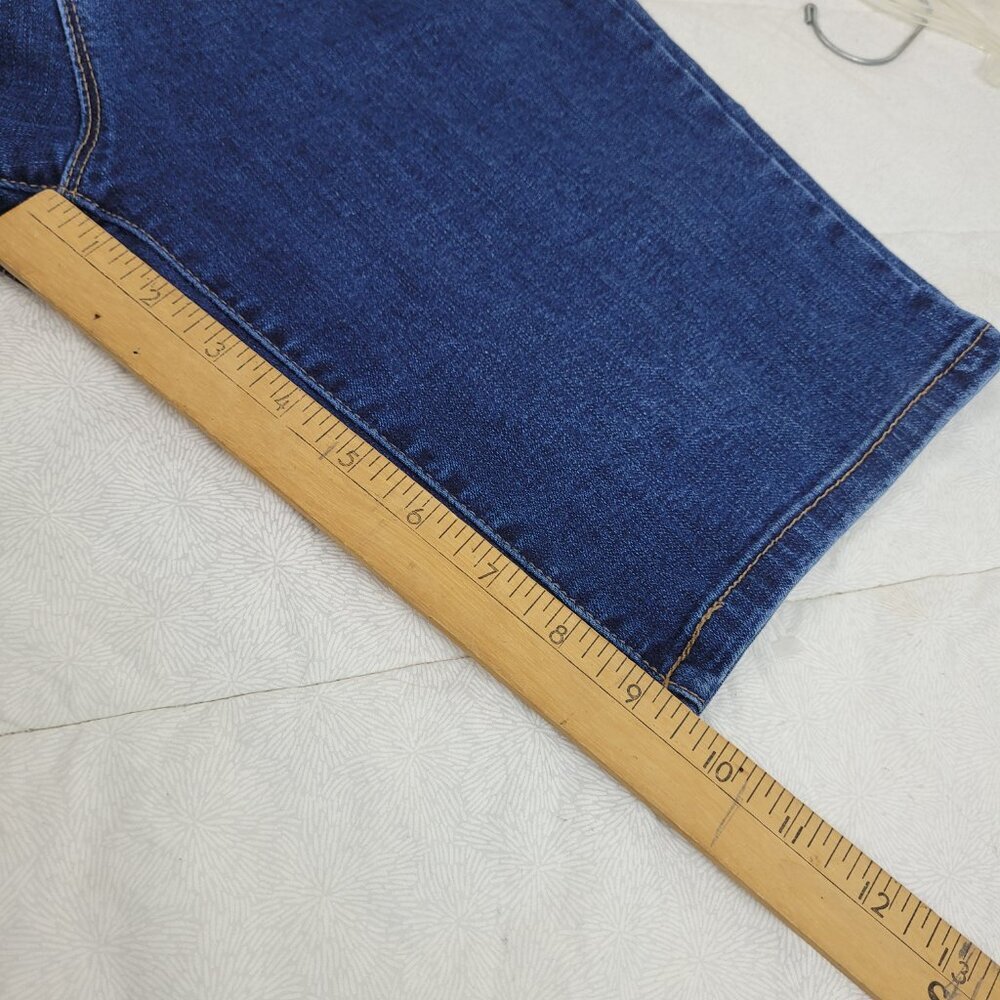 d. jeans medium denim bermuda shorts mid rise classic sporty normcore grandma 8 - Picture 5 of 10